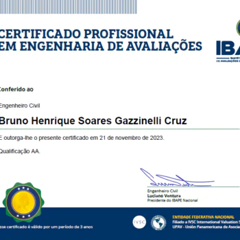 BHG Engenharia: Excelência Reconhecida com Certificação Profissional pelo IBAPE Nacional