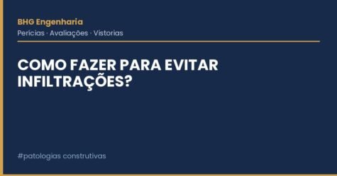 Como fazer para evitar infiltrações? Como fazer para evitar infiltrações?
